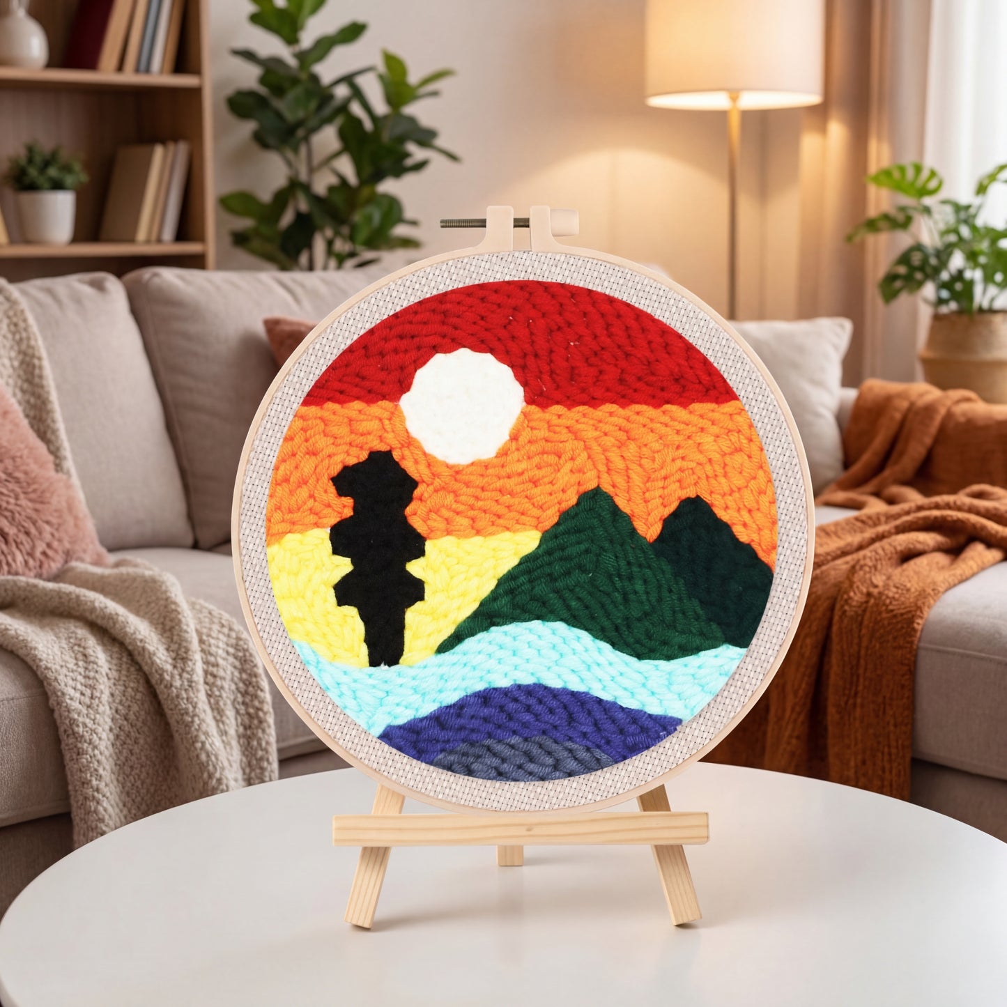 Punch Needle Kit - Green Mountains