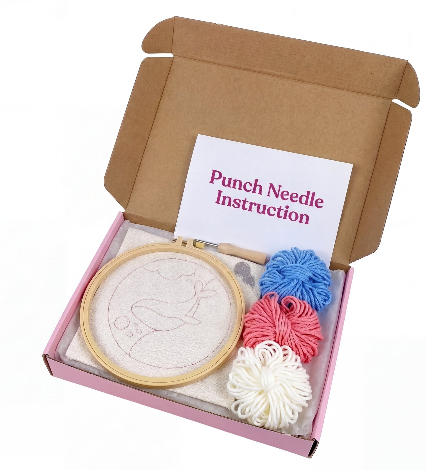 Punch Needle Kit - Green Mountains